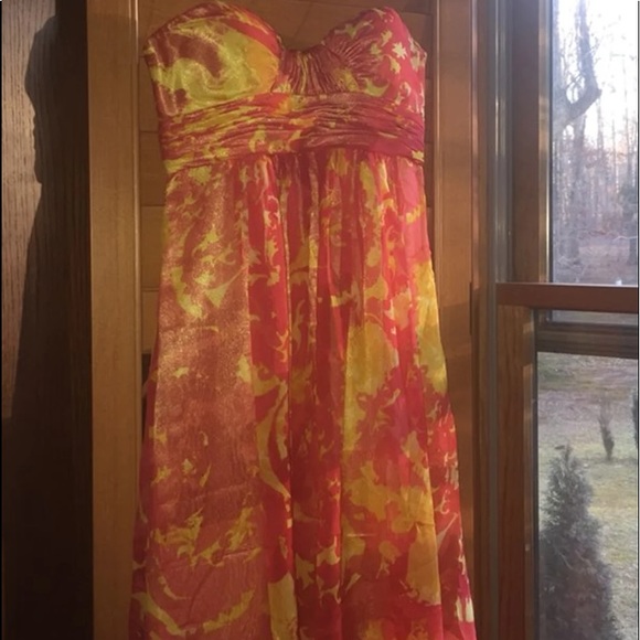 ✨aidan mattox✨ HALTER DRESS - Picture 4 of 8